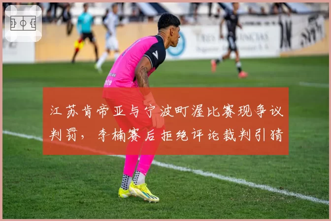 江苏肯帝亚与宁波町渥比赛现争议判罚，李楠赛后拒绝评论裁判引猜测